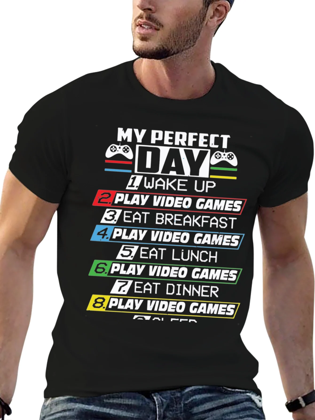 My Perfect Day Video Game T-Shirt - Gamer Tee