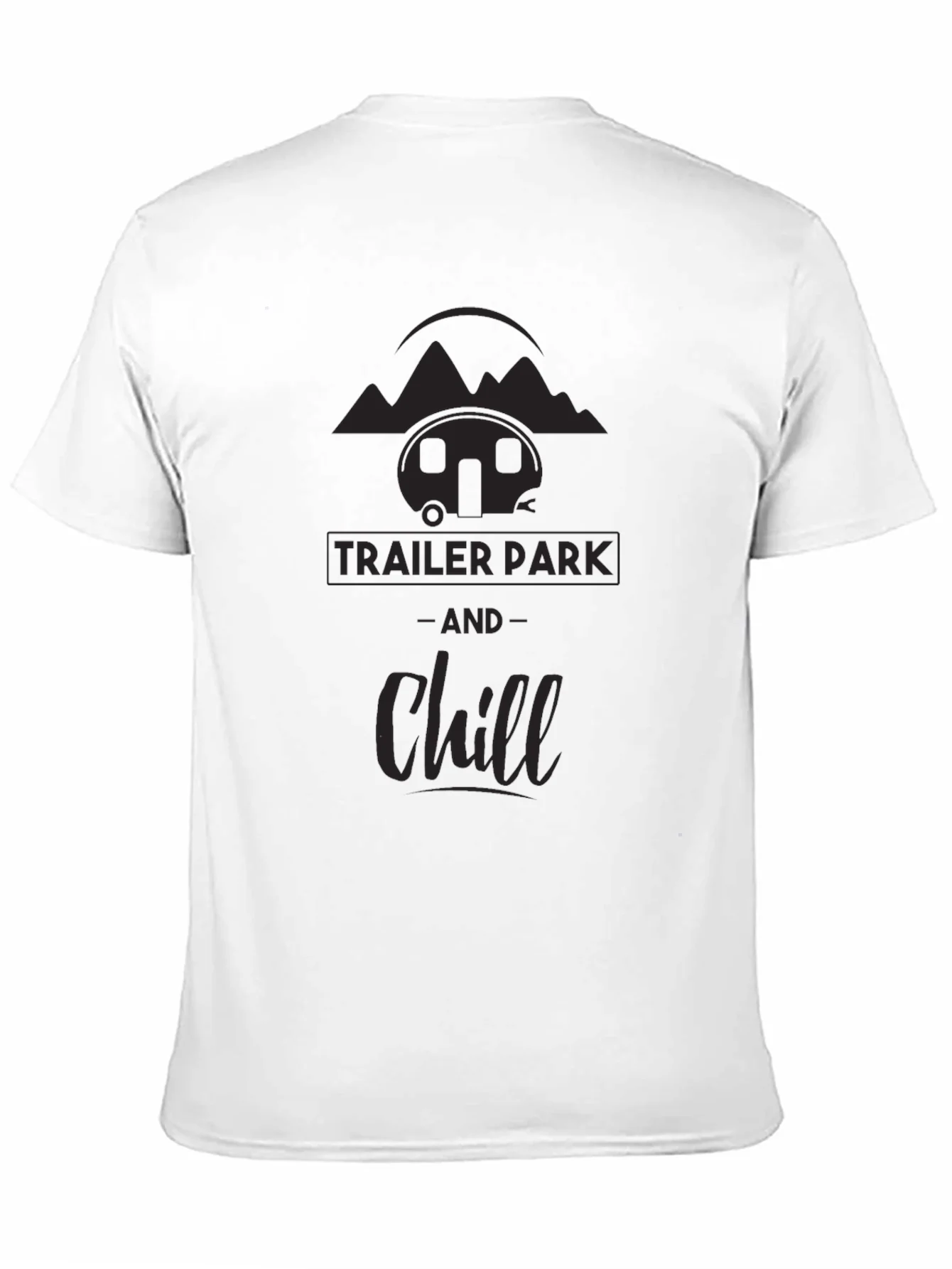 Trailer Park & Chill Graphic Tee - Black