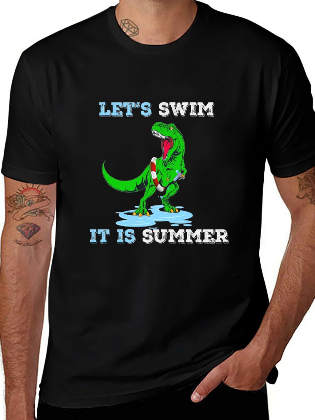 Dino Summer Swim T-Shirt