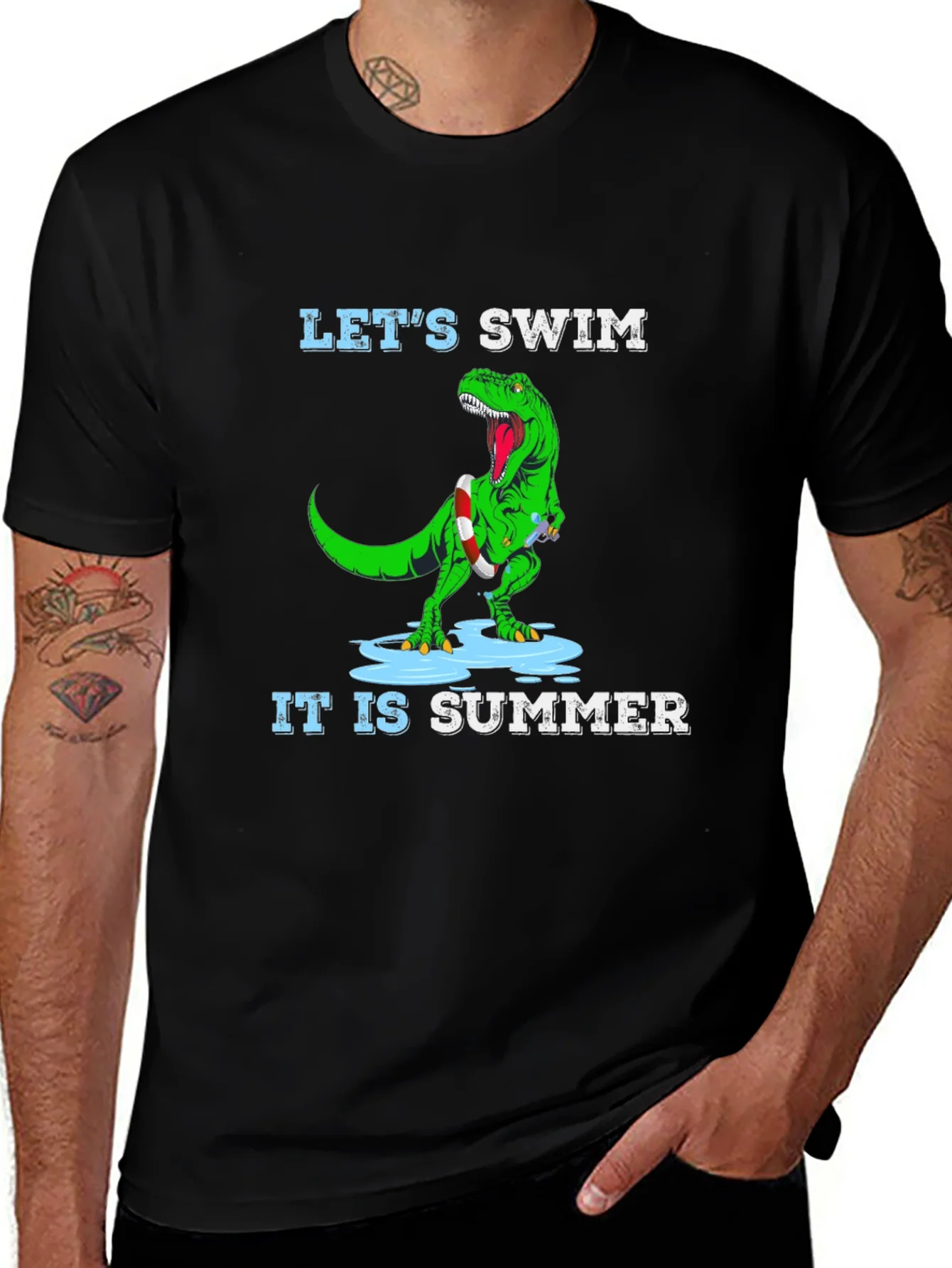 Dino Summer Swim T-Shirt