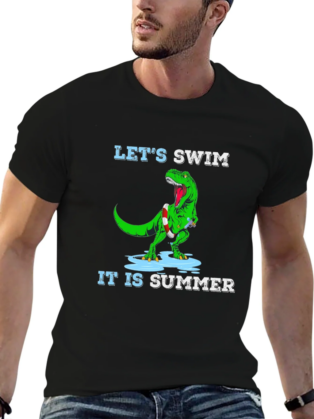 Dino Summer Swim T-Shirt