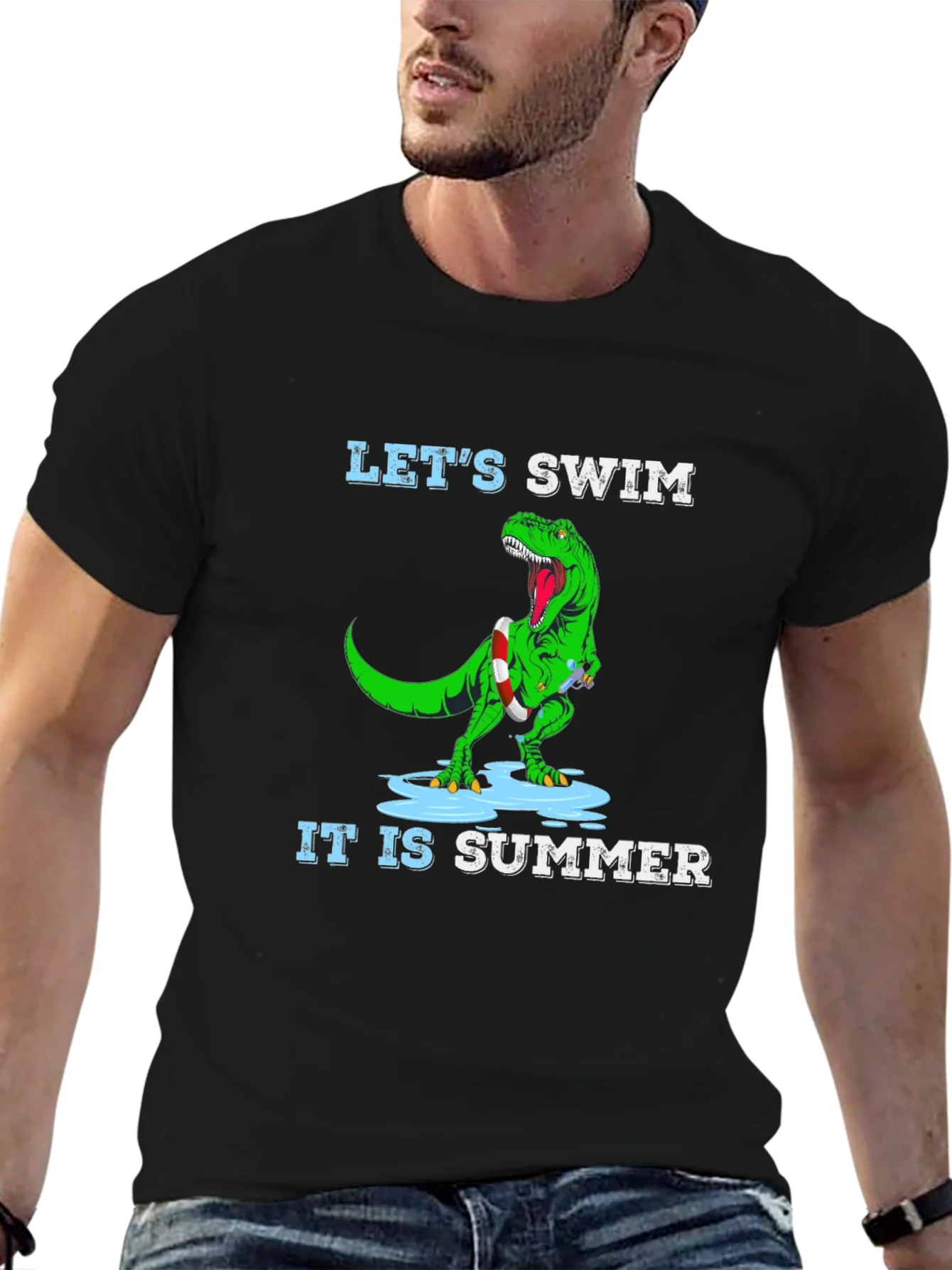 Dino Summer Swim T-Shirt