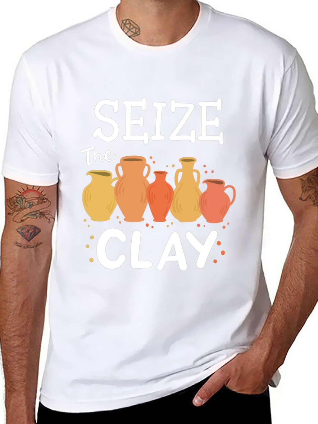 Seize The Clay Pottery T-Shirt - Unique Design