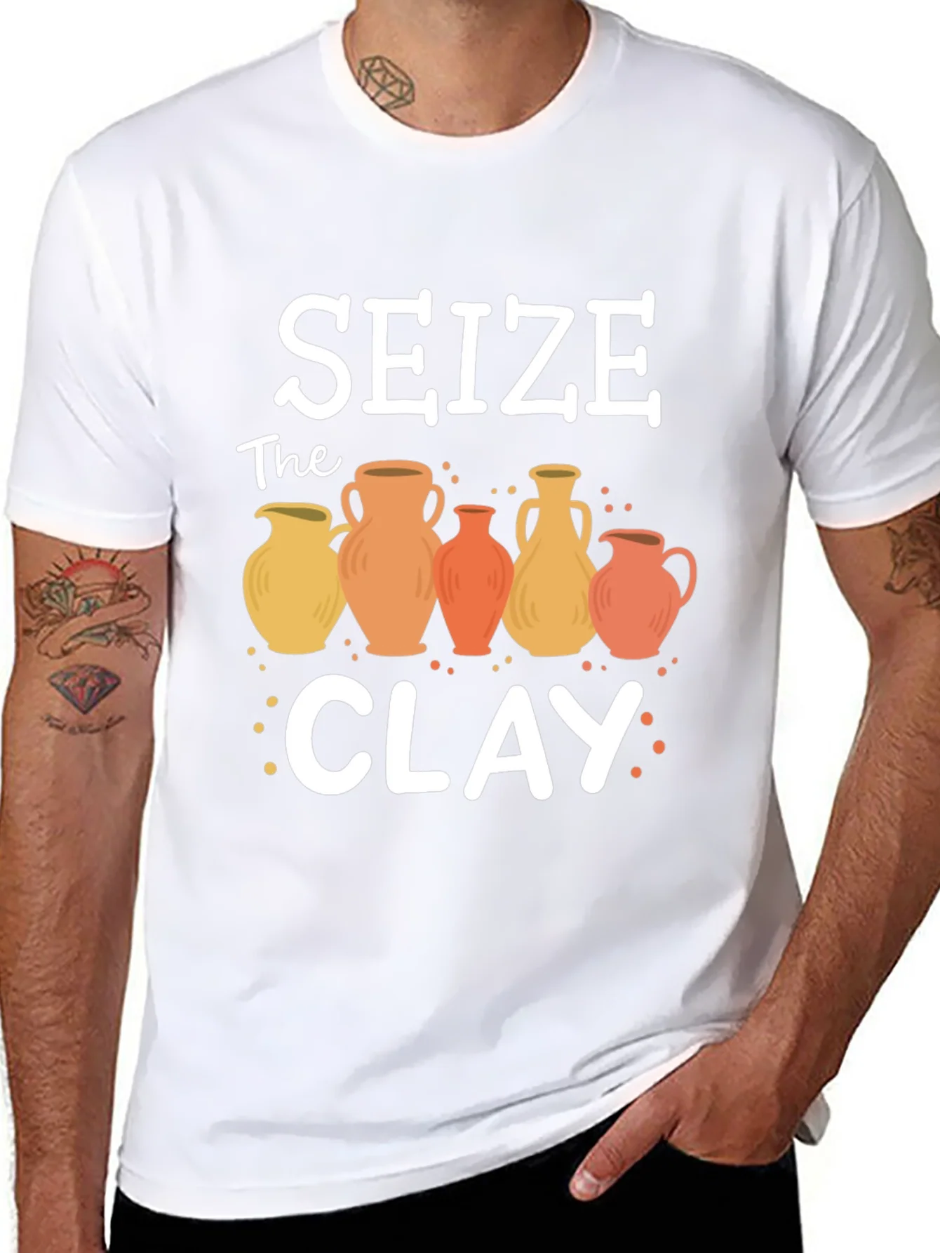Seize The Clay Pottery T-Shirt - Unique Design