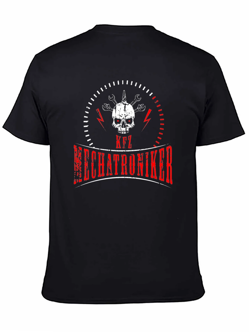 KFZ Mechatroniker Skull T-Shirt - Mechanic Tee