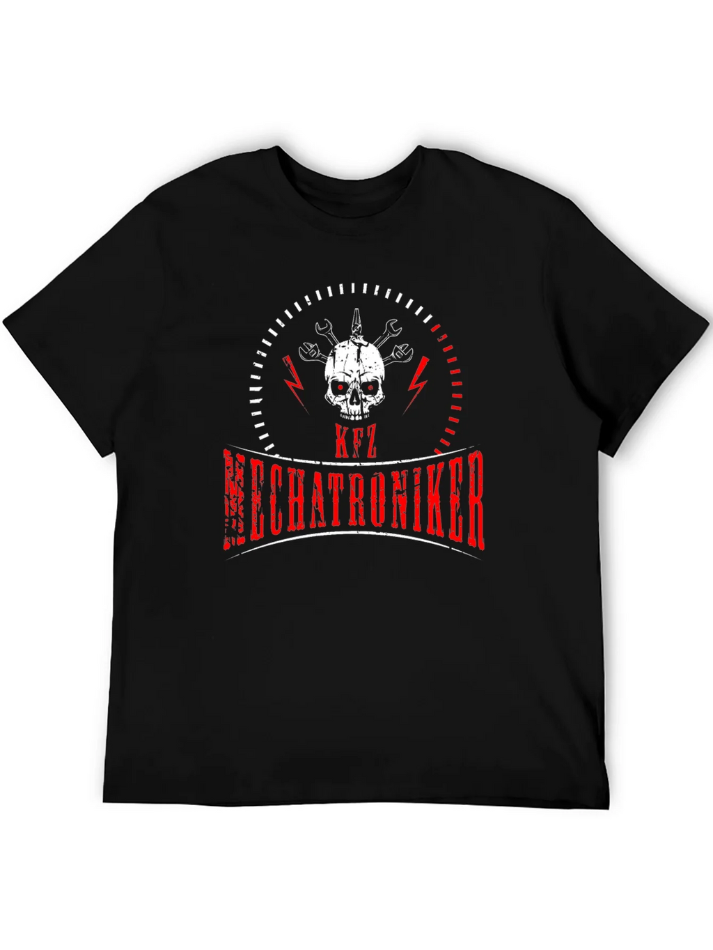 KFZ Mechatroniker Skull T-Shirt - Mechanic Tee