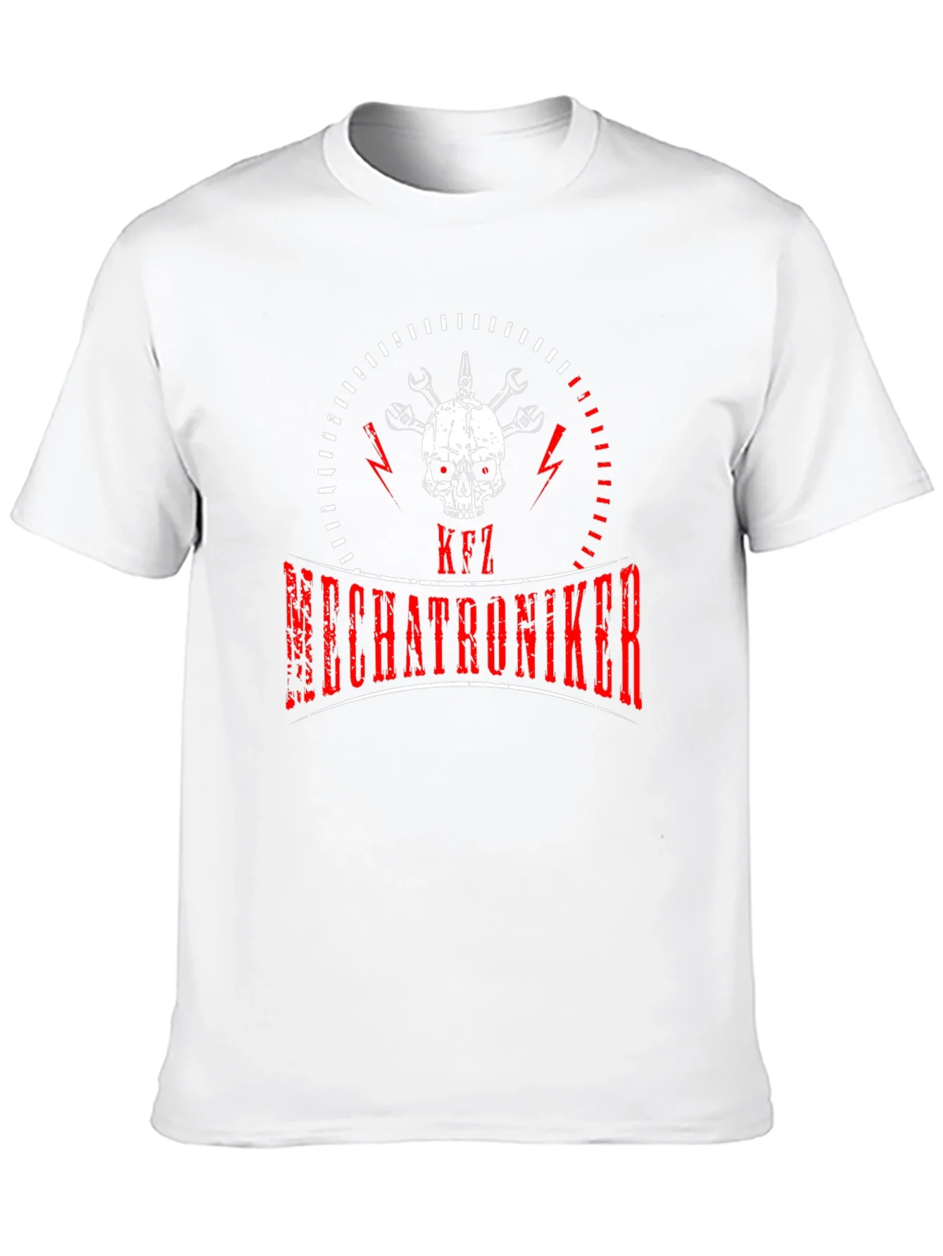 KFZ Mechatroniker Skull T-Shirt - Mechanic Tee