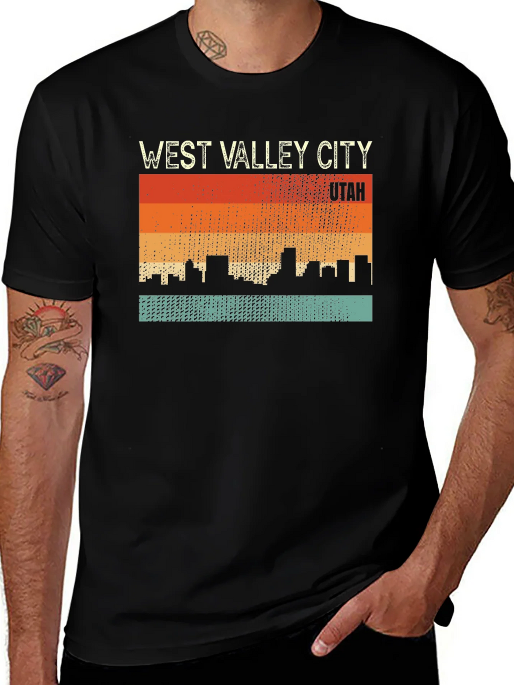 West Valley City Utah Retro T-Shirt