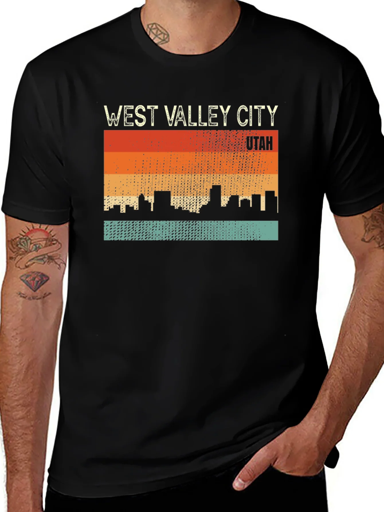West Valley City Utah Retro T-Shirt