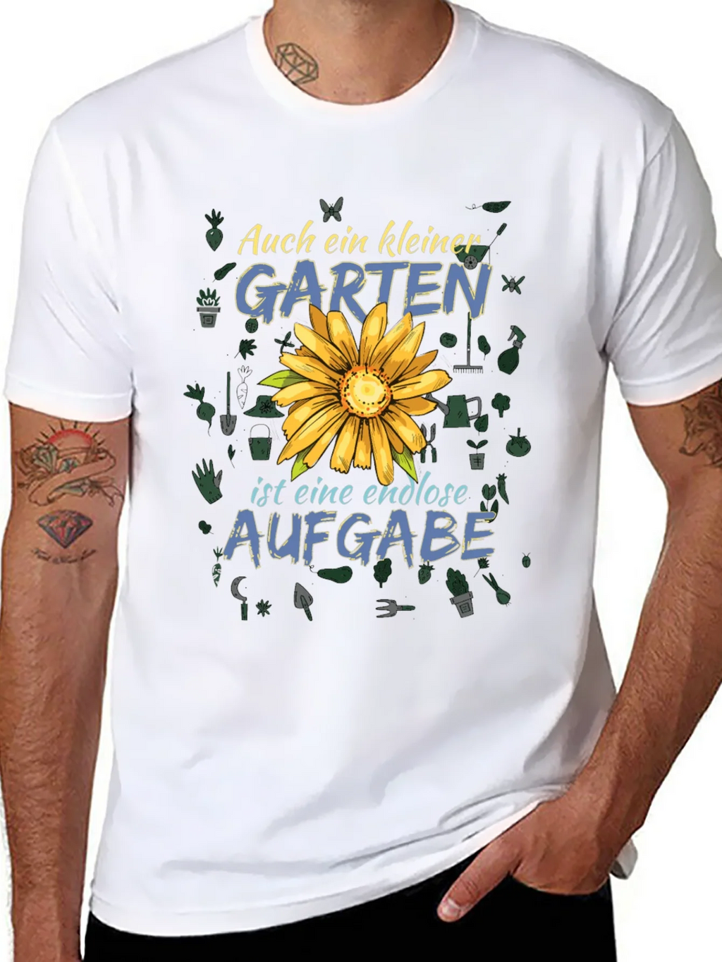 Gardening T-Shirt: Auch ein Kleiner Garten