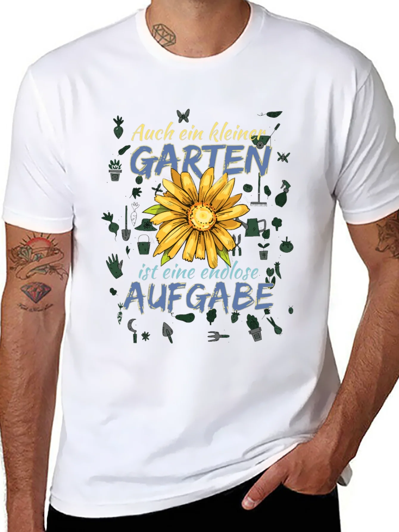 Gardening T-Shirt: Auch ein Kleiner Garten