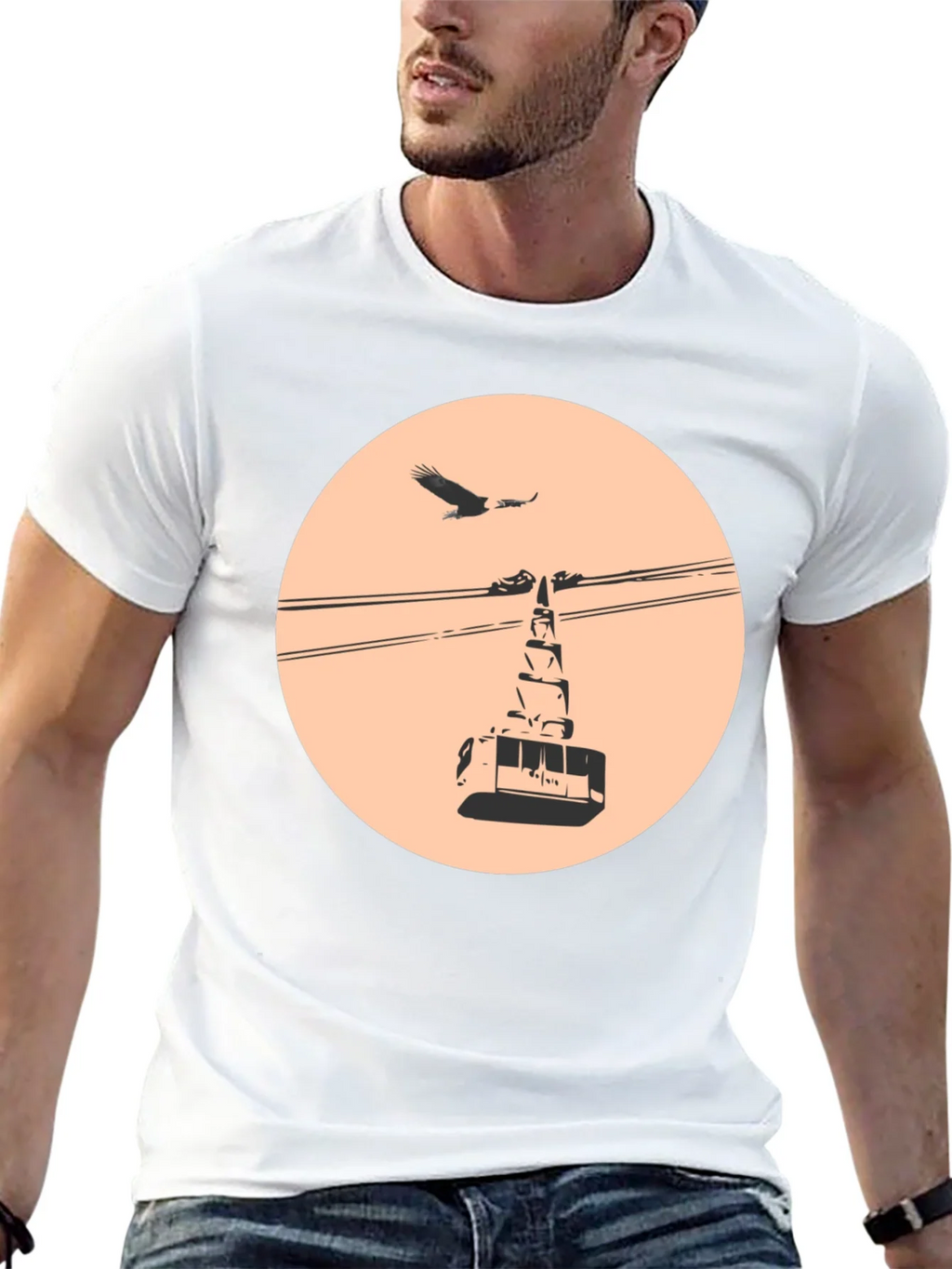 Cable Car Eagle T-Shirt