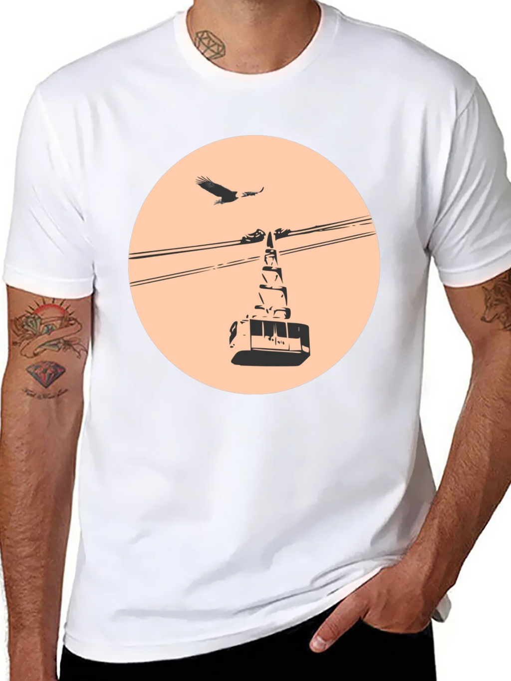Cable Car Eagle T-Shirt