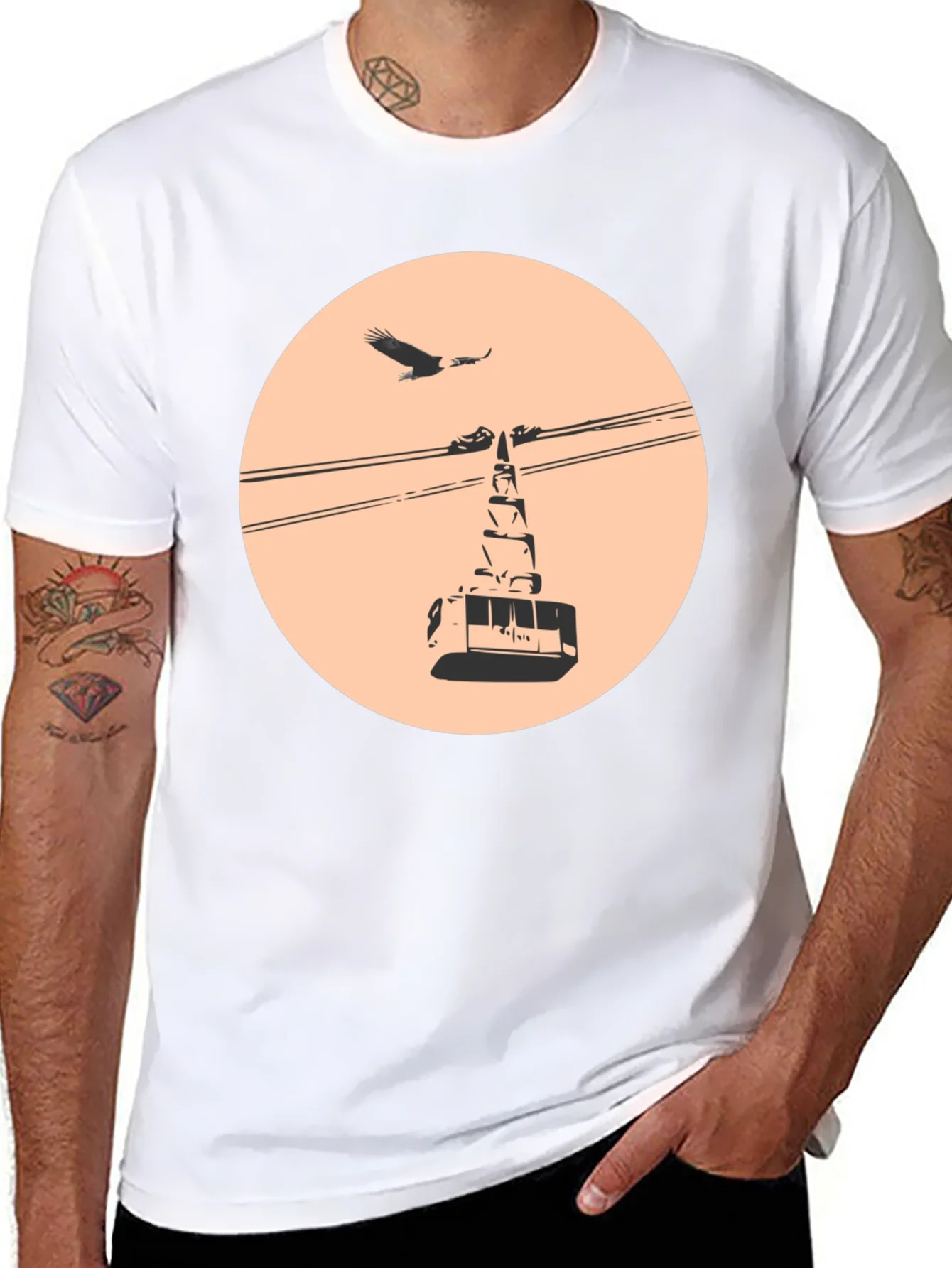 Cable Car Eagle T-Shirt