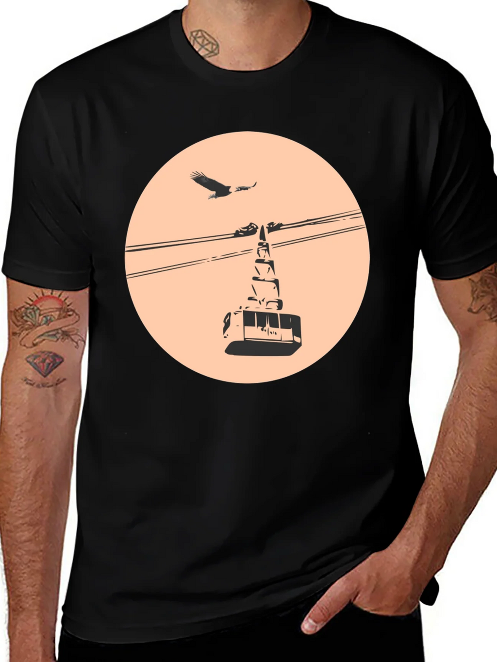 Cable Car Eagle T-Shirt