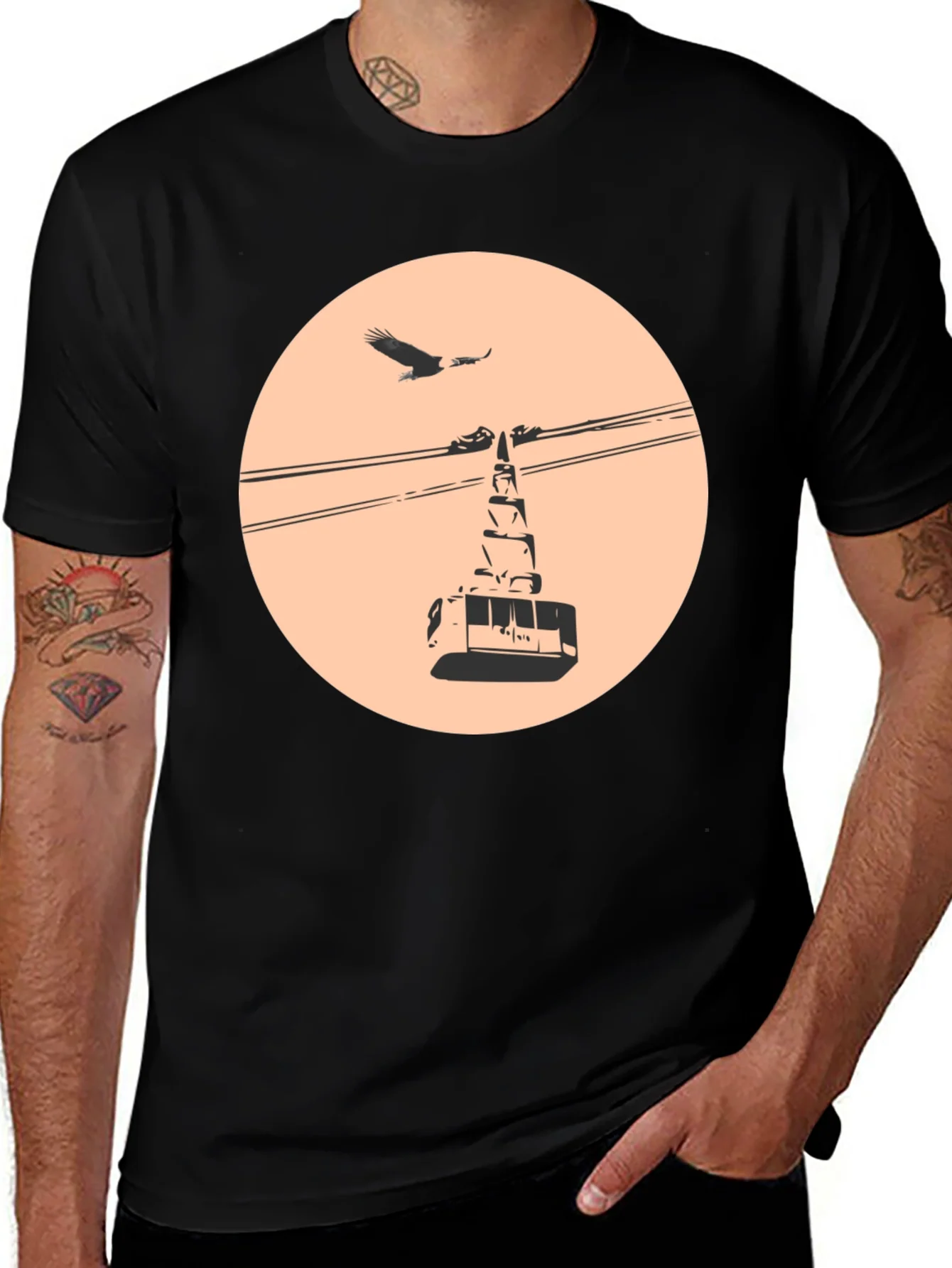 Cable Car Eagle T-Shirt