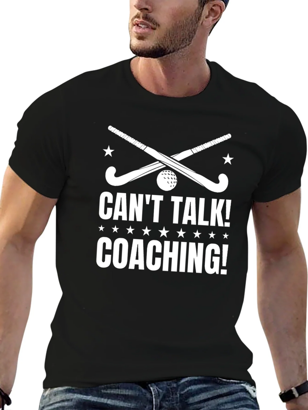 Cant Talk Coaching! Field Hockey Graphic Tee