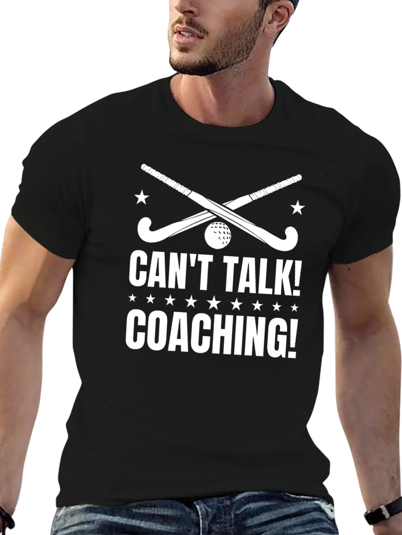 Cant Talk Coaching! Field Hockey Graphic Tee