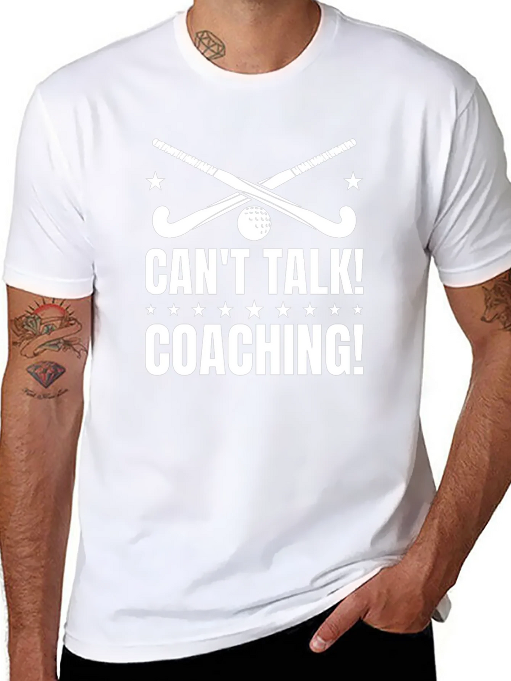 Cant Talk Coaching! Field Hockey Graphic Tee