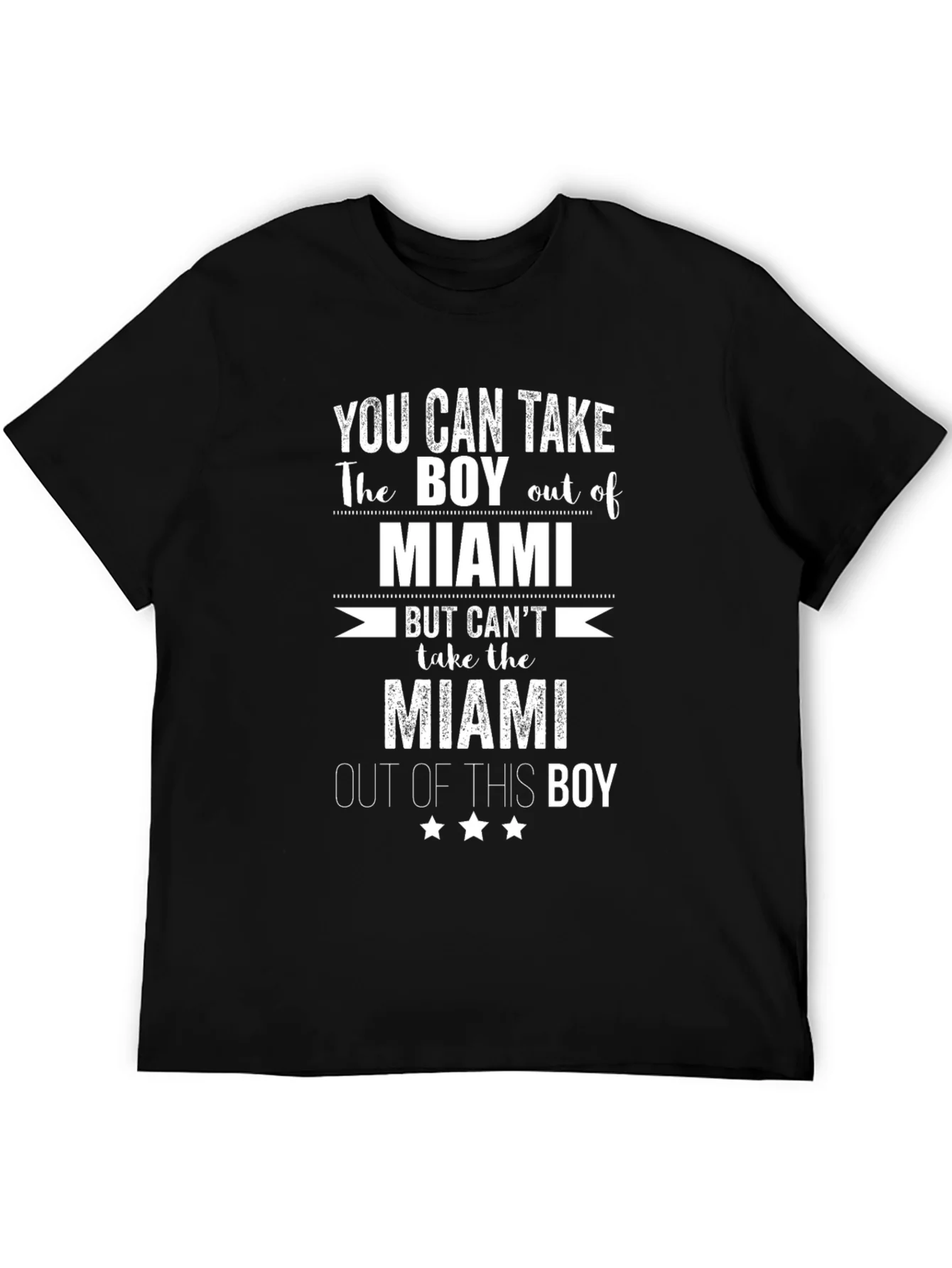 Miami Boy T-Shirt - You Can Take the Boy Out of Miami