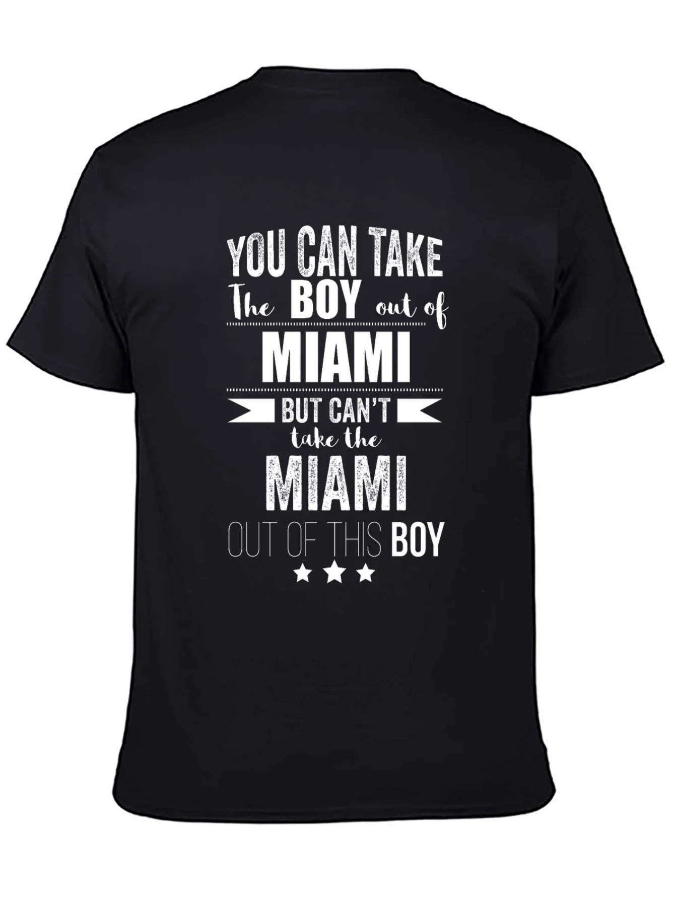 Miami Boy T-Shirt - You Can Take the Boy Out of Miami
