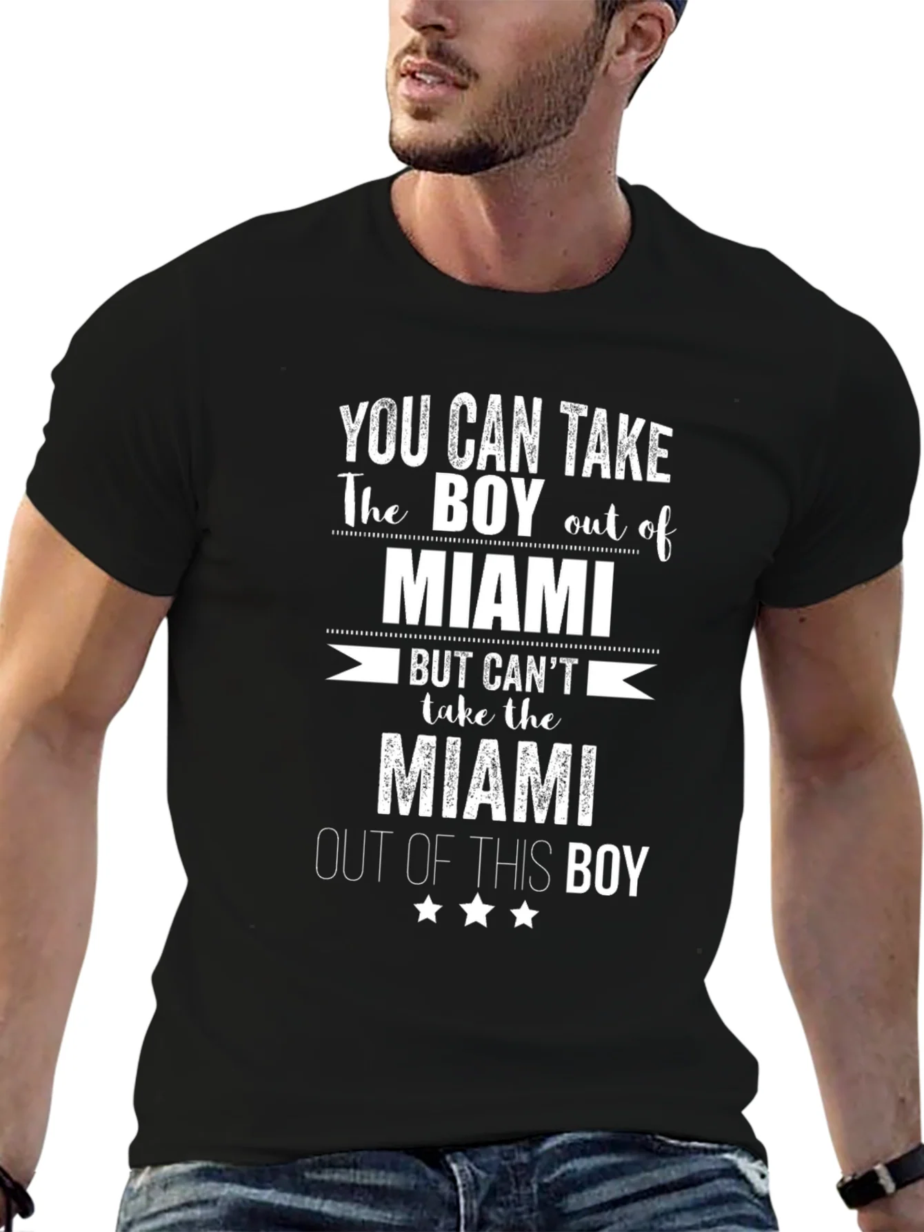 Miami Boy T-Shirt - You Can Take the Boy Out of Miami