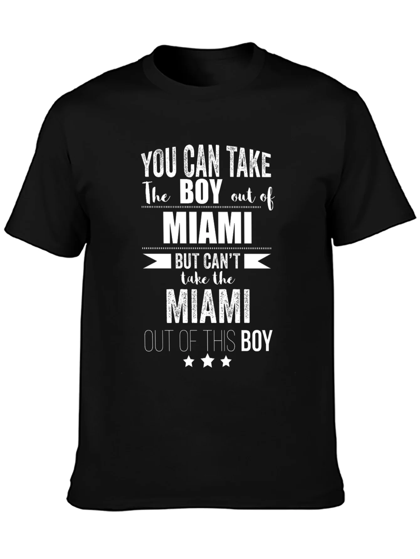 Miami Boy T-Shirt - You Can Take the Boy Out of Miami