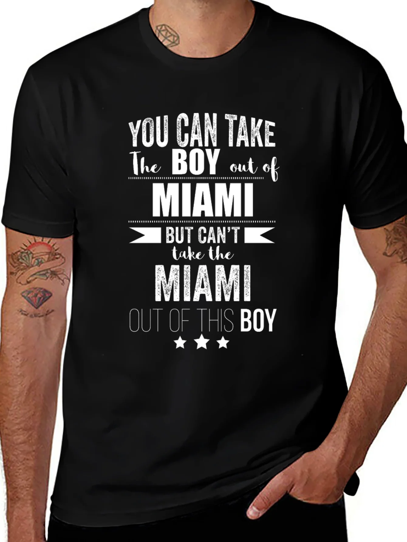 Miami Boy T-Shirt - You Can Take the Boy Out of Miami