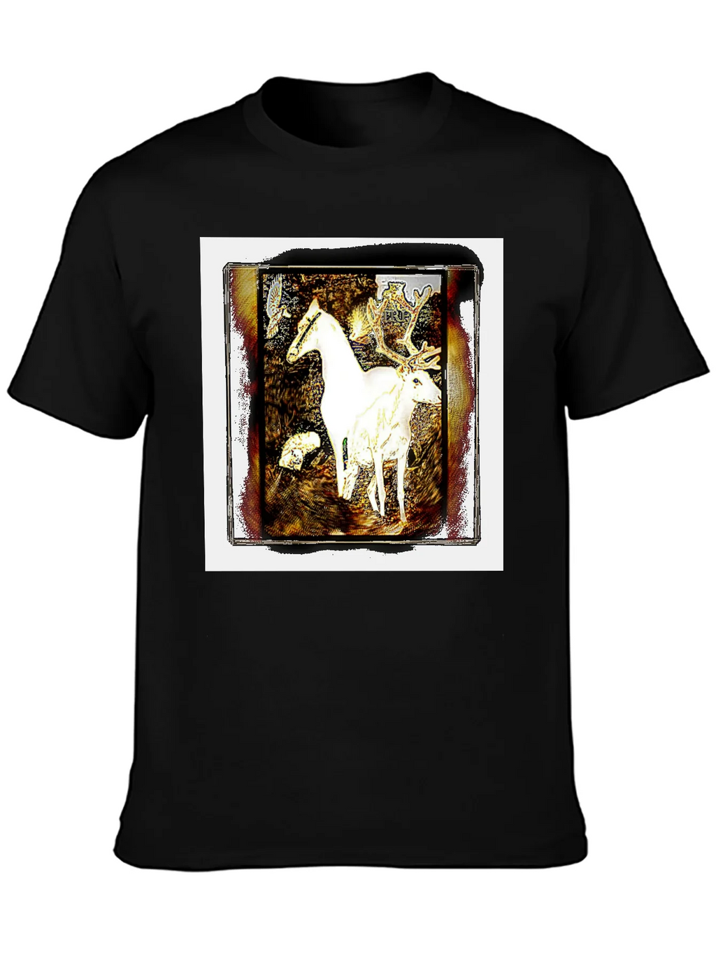 Fantasy Horse & Deer Graphic Tee - Unisex
