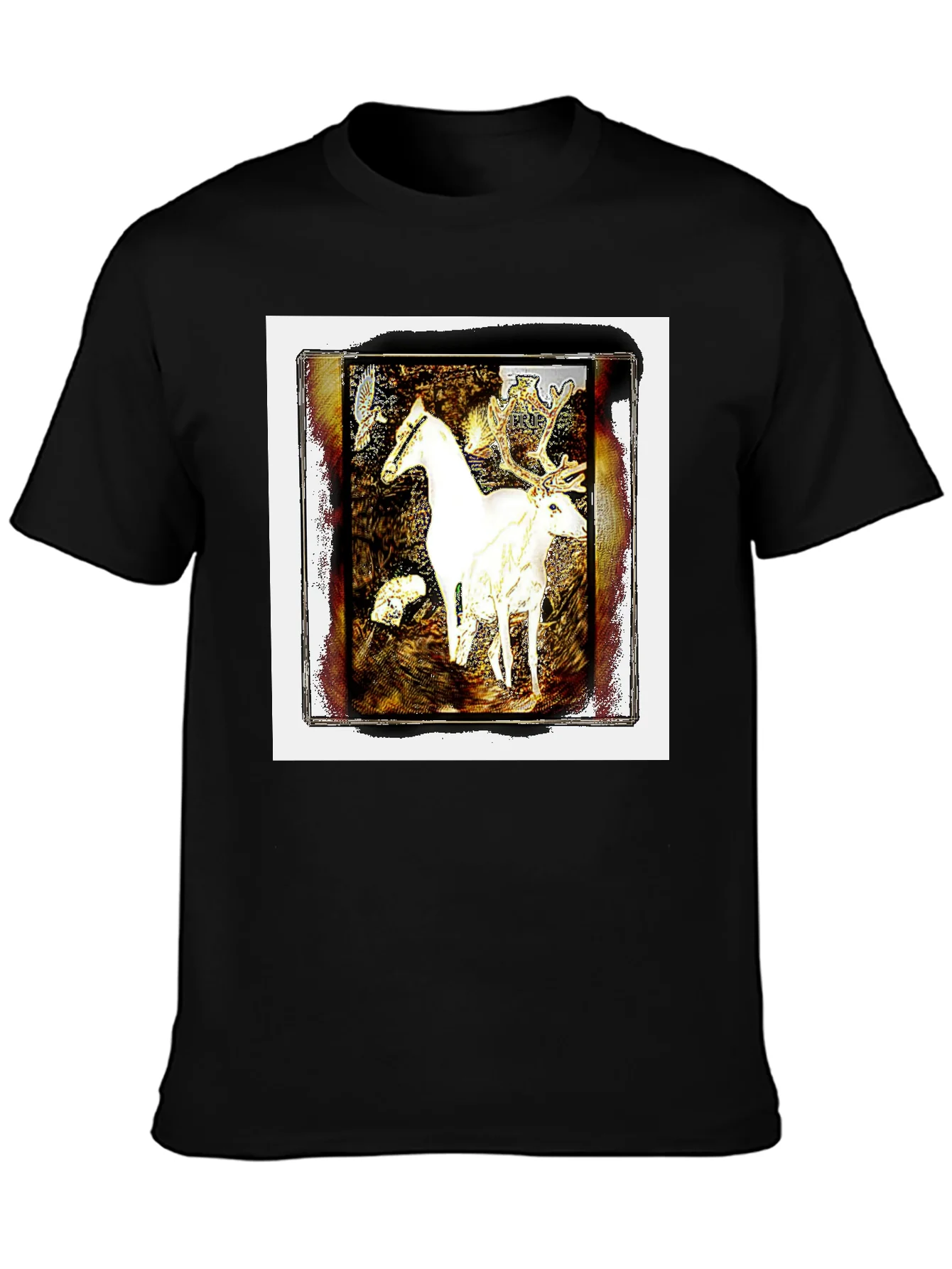 Fantasy Horse & Deer Graphic Tee - Unisex