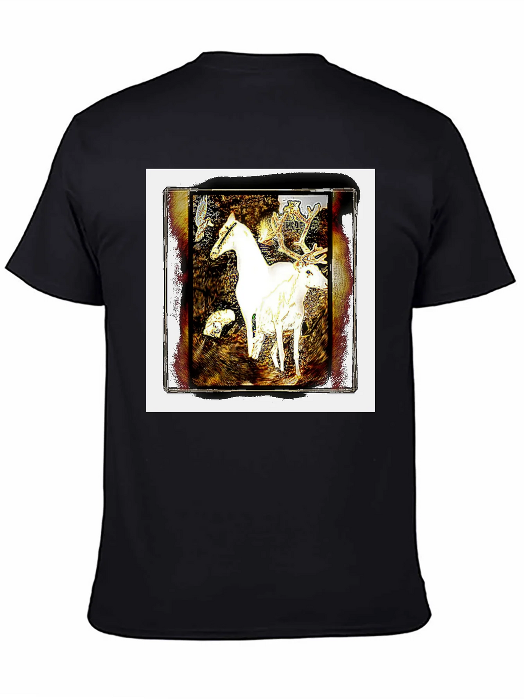 Fantasy Horse & Deer Graphic Tee - Unisex