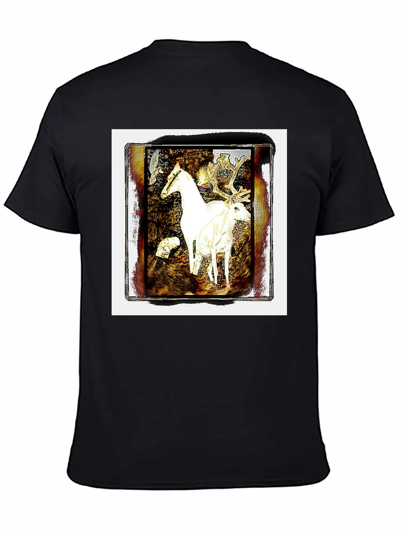 Fantasy Horse & Deer Graphic Tee - Unisex