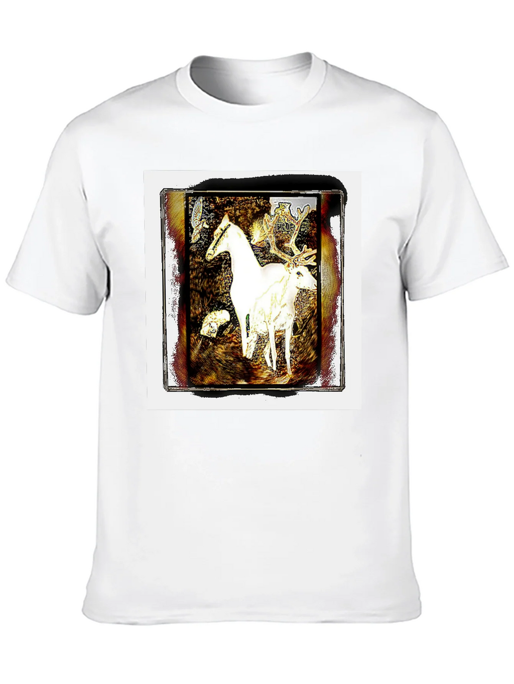 Fantasy Horse & Deer Graphic Tee - Unisex