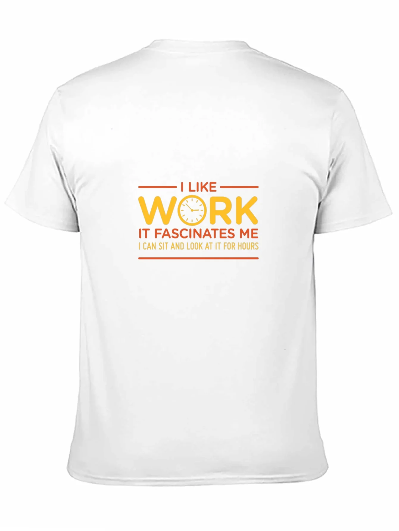I Like Work Mens Black T-Shirt - Funny Sarcastic Tee