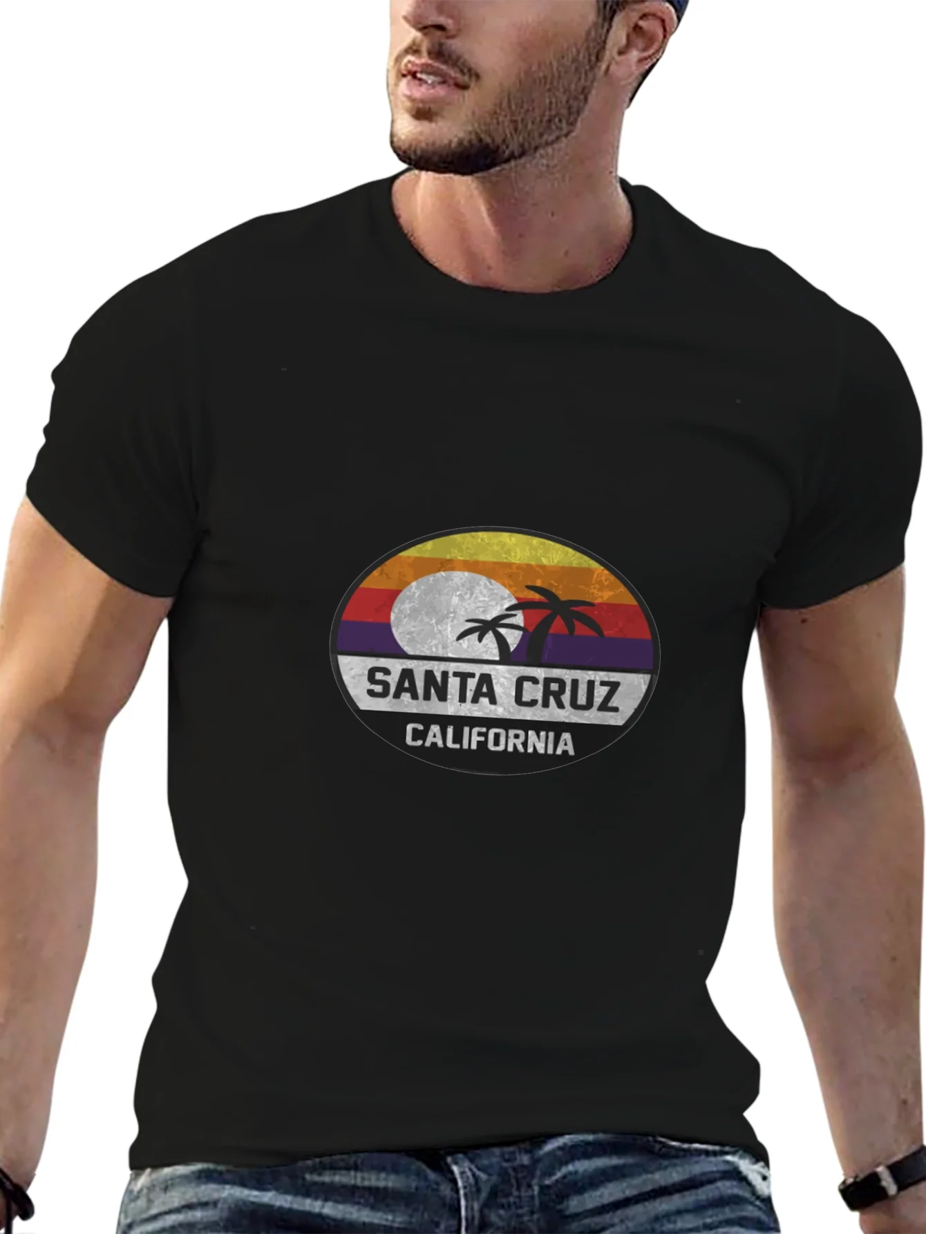 Santa Cruz California Graphic T-Shirt