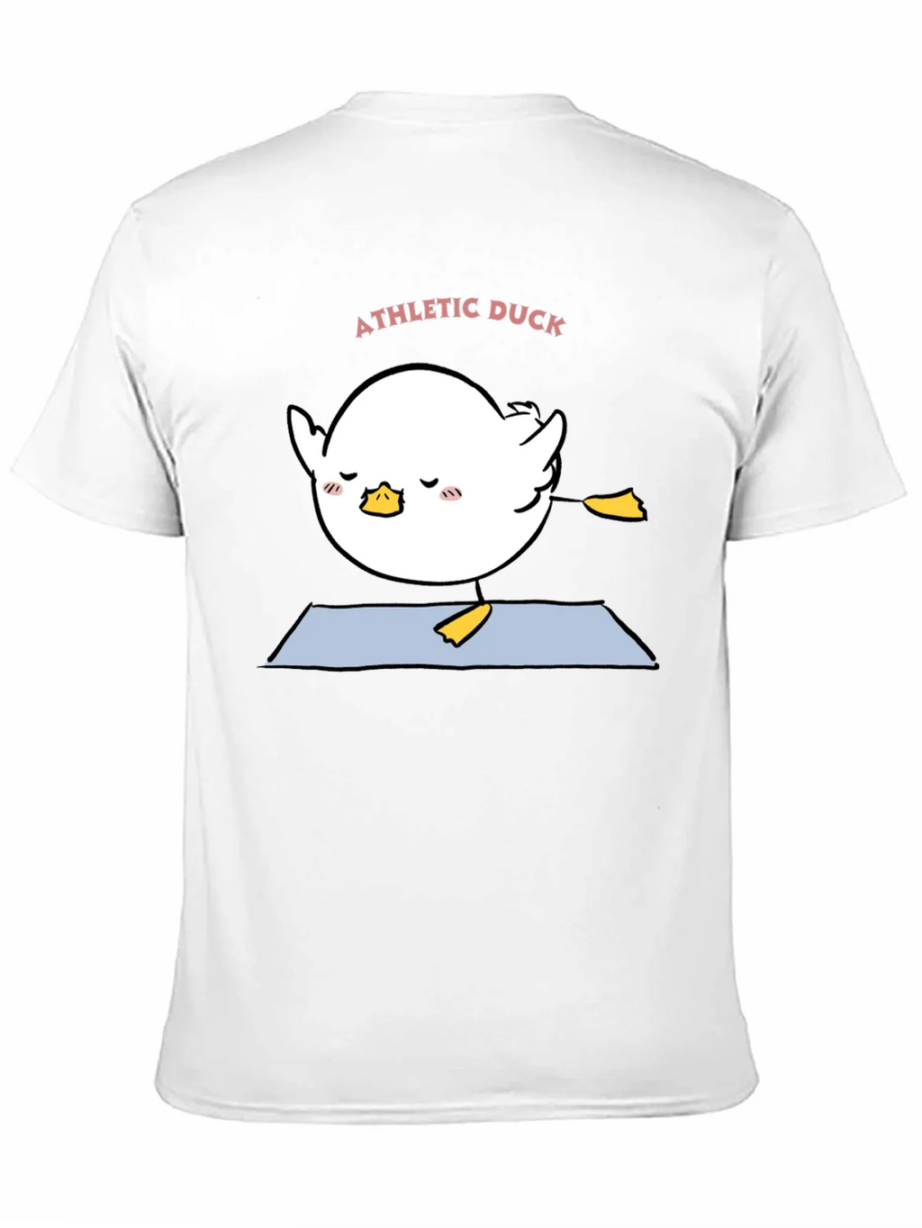 Athletic Duck Yoga T-Shirt - Black
