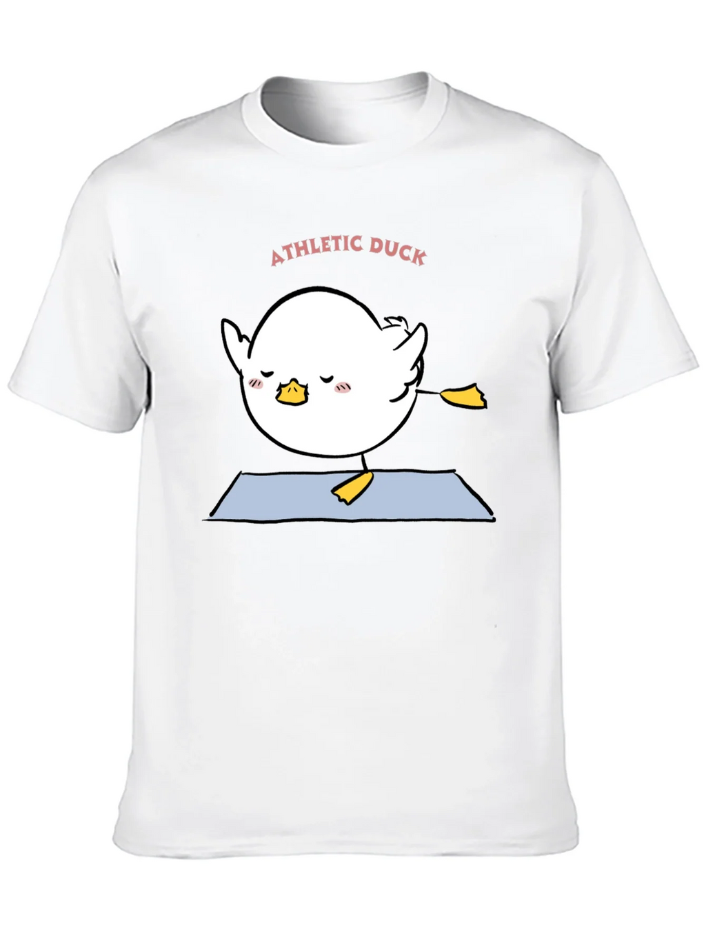 Athletic Duck Yoga T-Shirt - Black