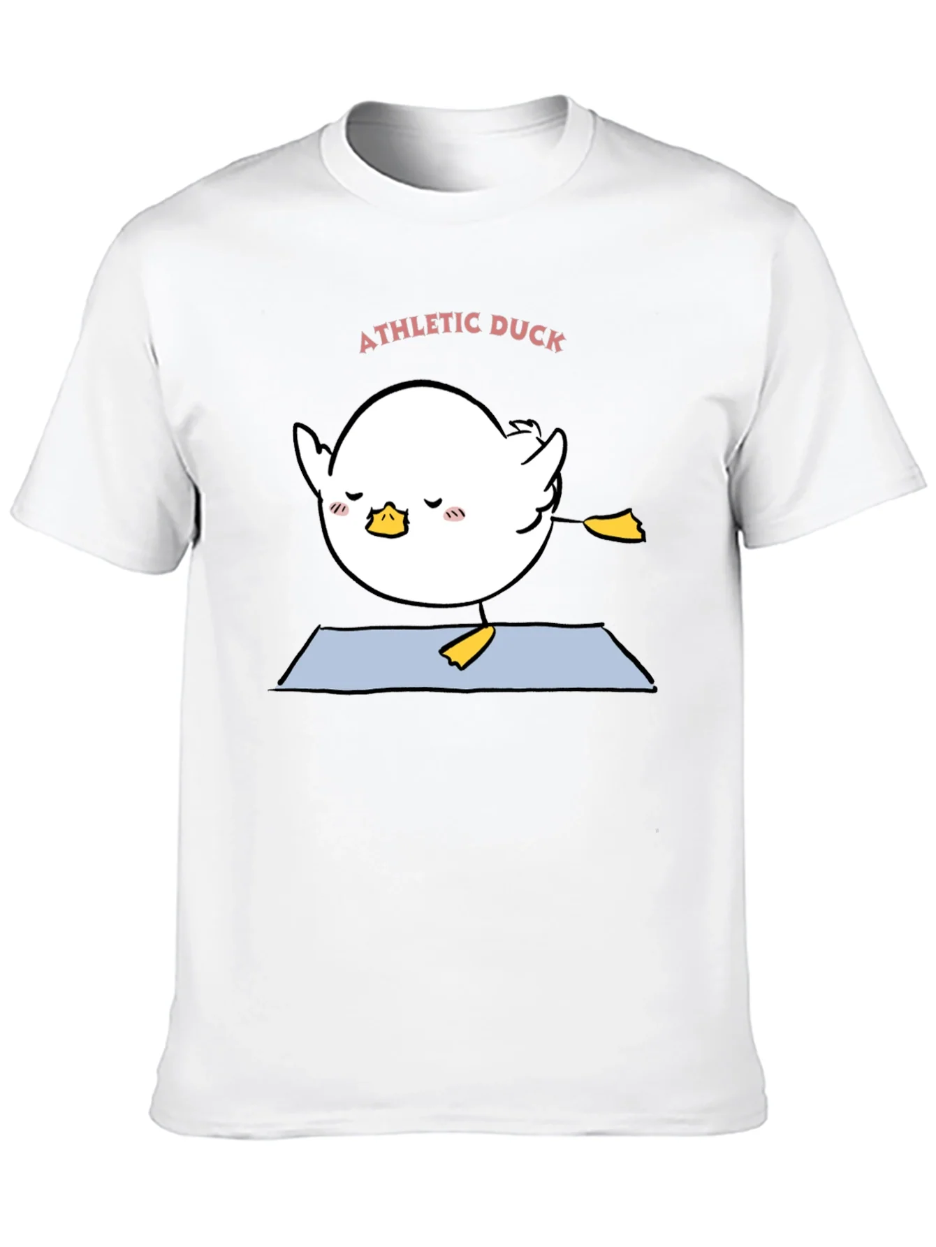 Athletic Duck Yoga T-Shirt - Black