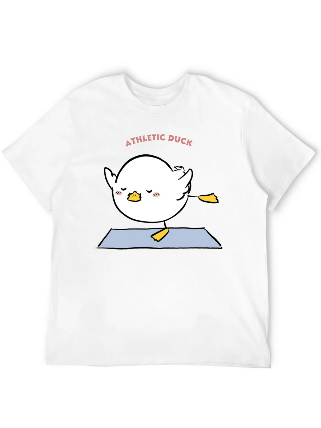 Athletic Duck Yoga T-Shirt - Black
