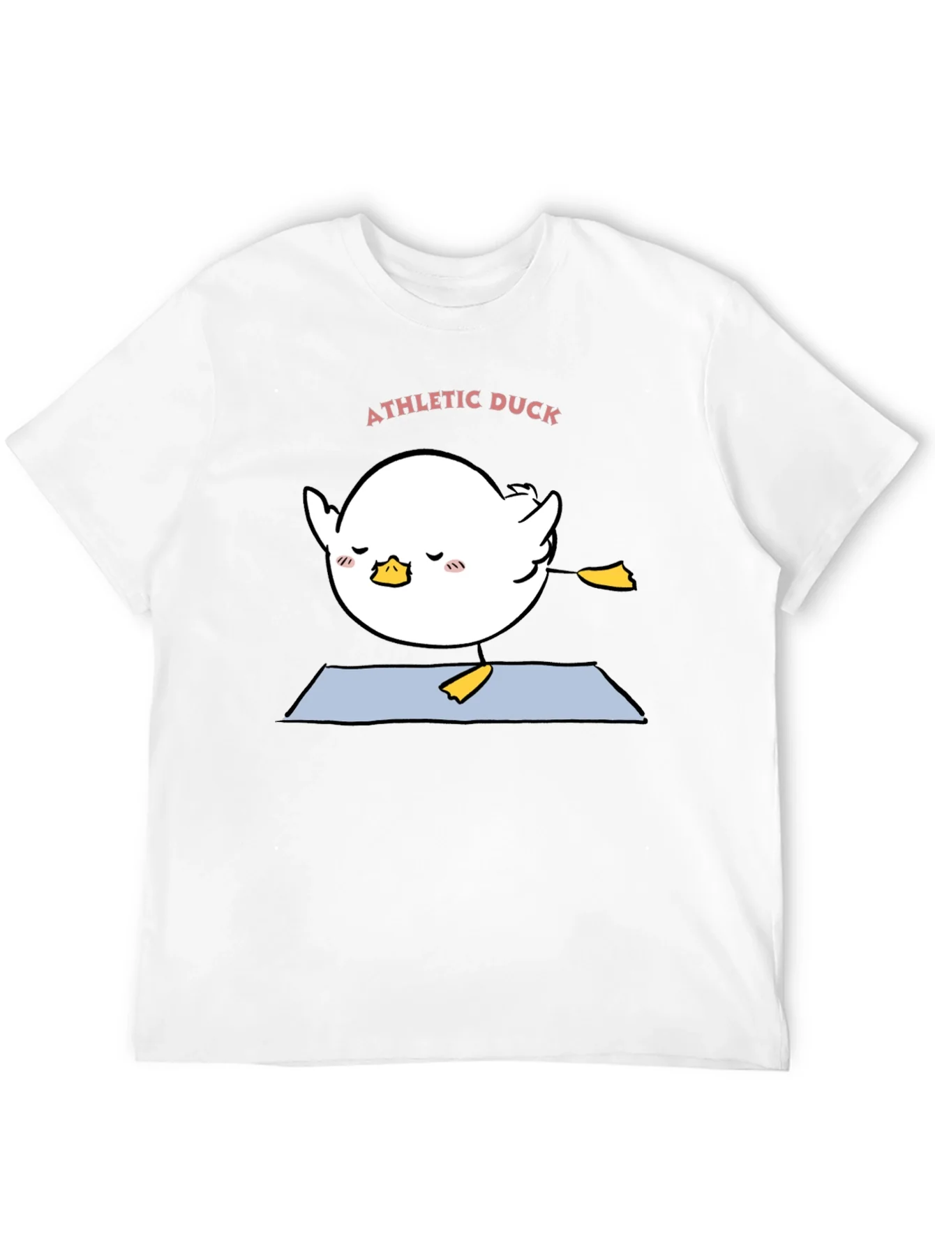 Athletic Duck Yoga T-Shirt - Black