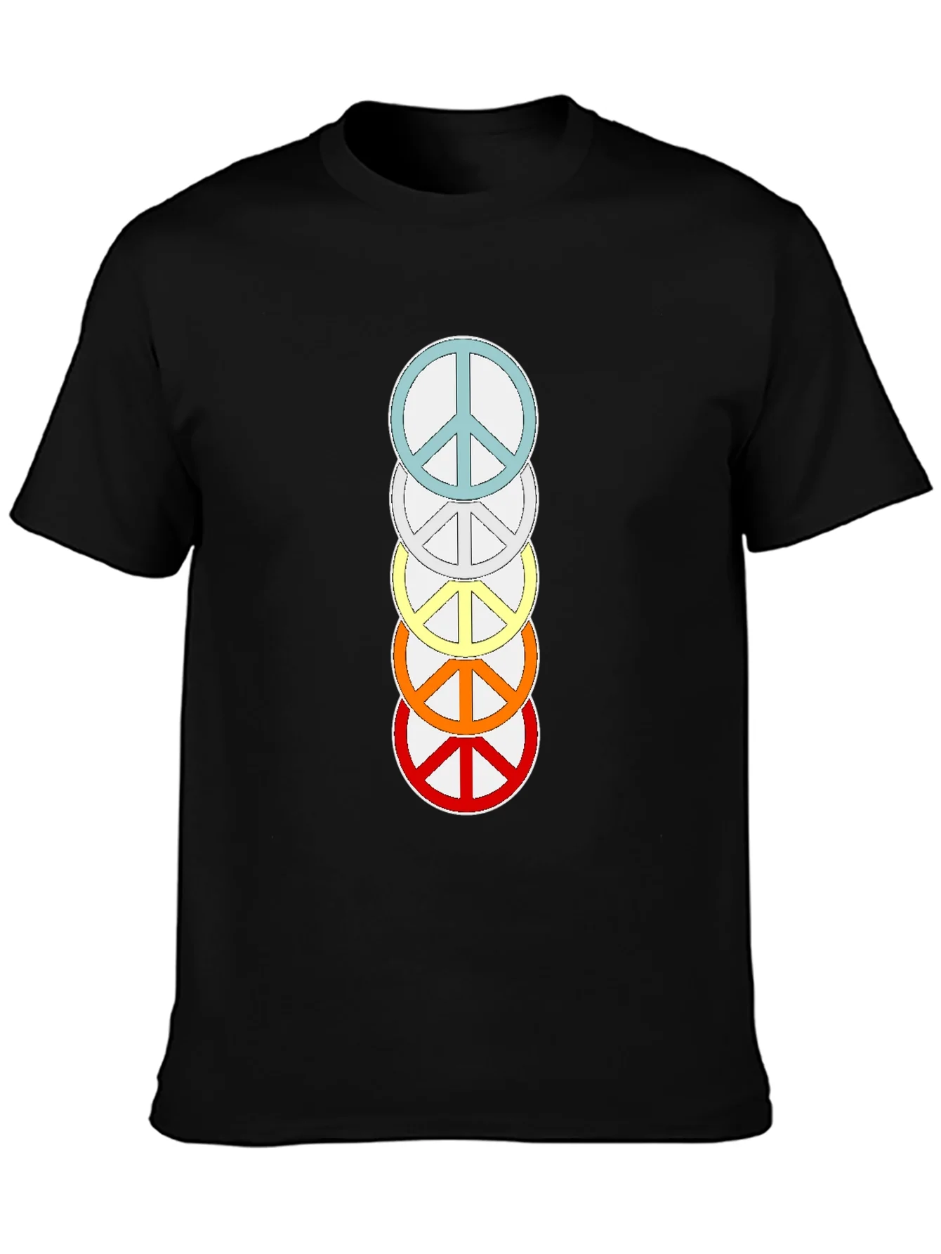 Rainbow Peace Sign T-Shirt - Stylish & Trendy