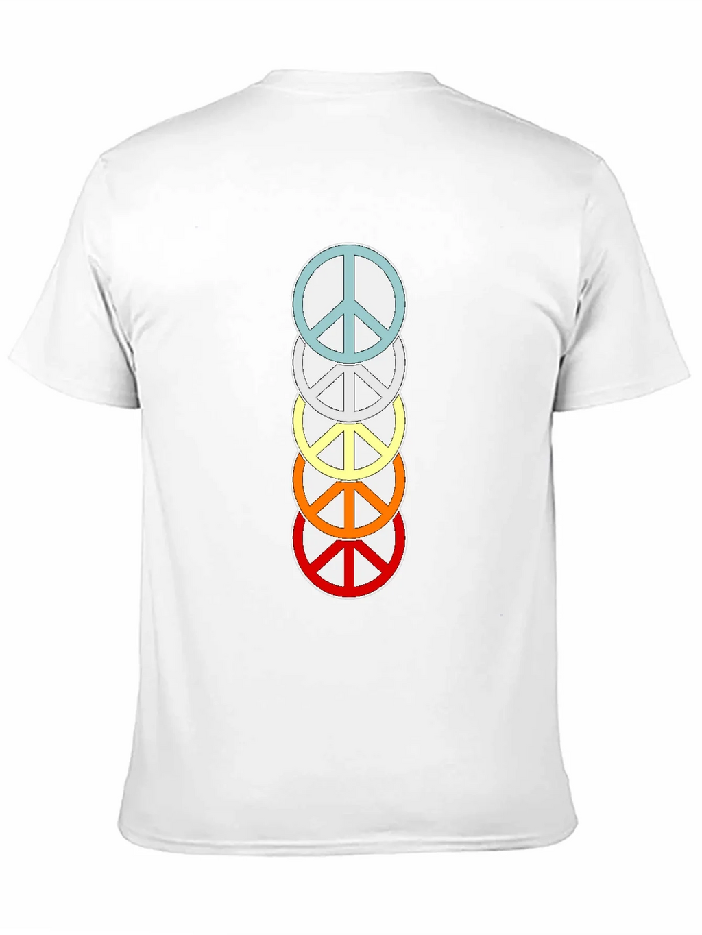Rainbow Peace Sign T-Shirt - Stylish & Trendy