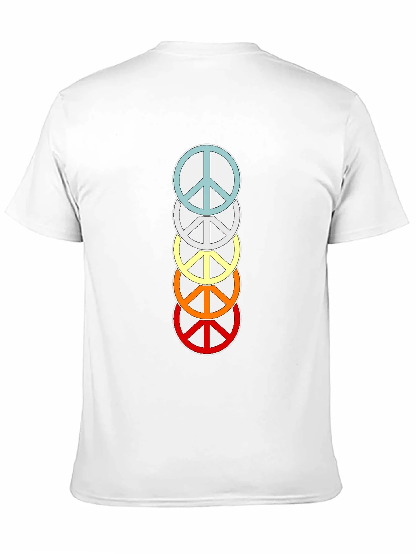 Rainbow Peace Sign T-Shirt - Stylish & Trendy