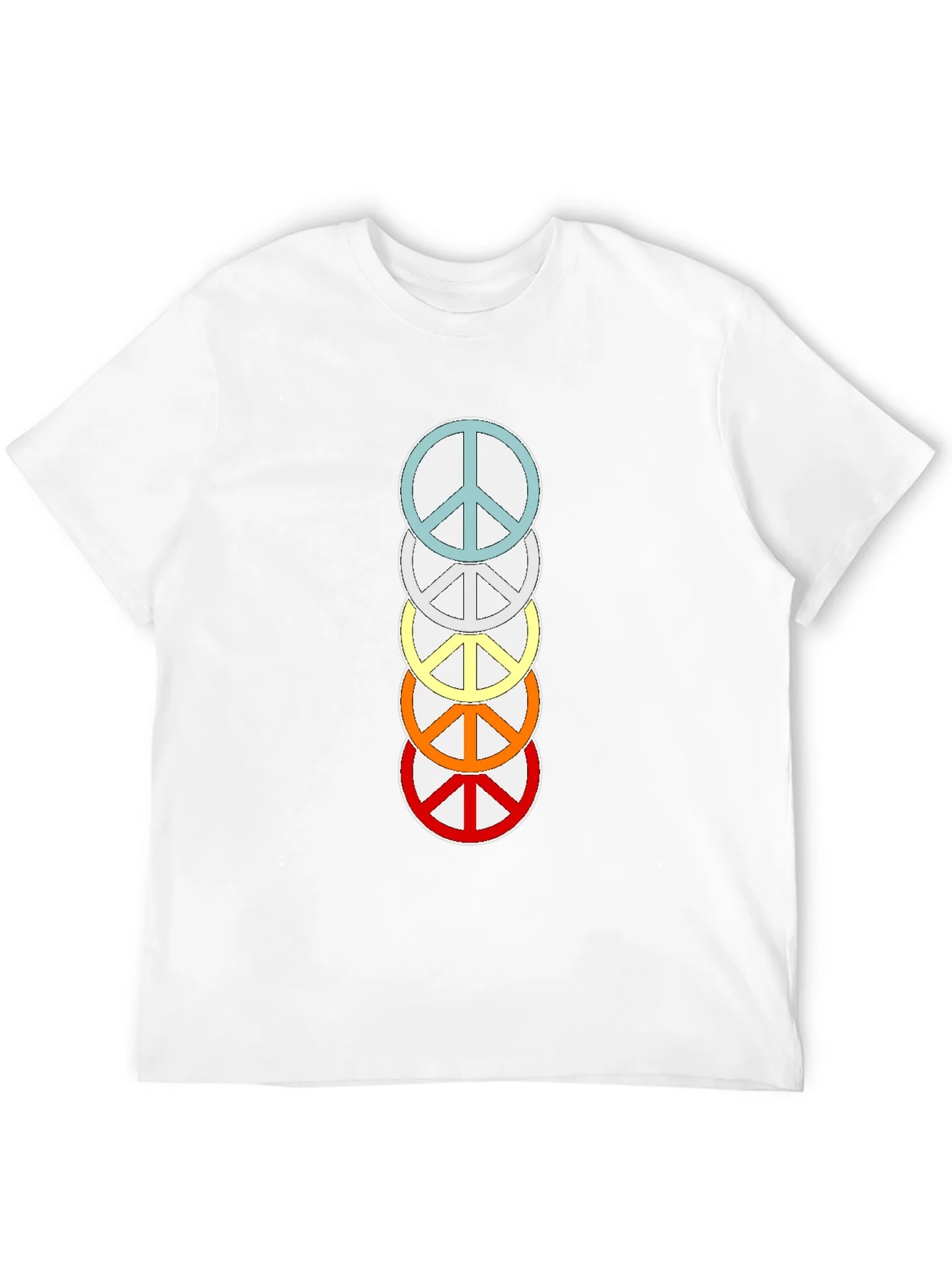 Rainbow Peace Sign T-Shirt - Stylish & Trendy