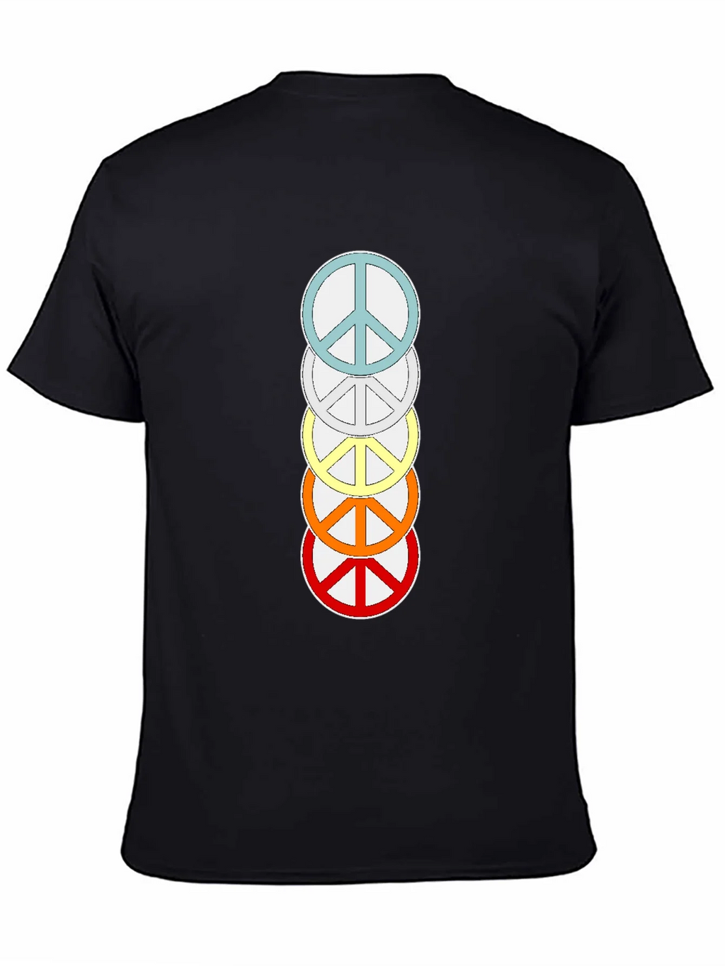 Rainbow Peace Sign T-Shirt - Stylish & Trendy
