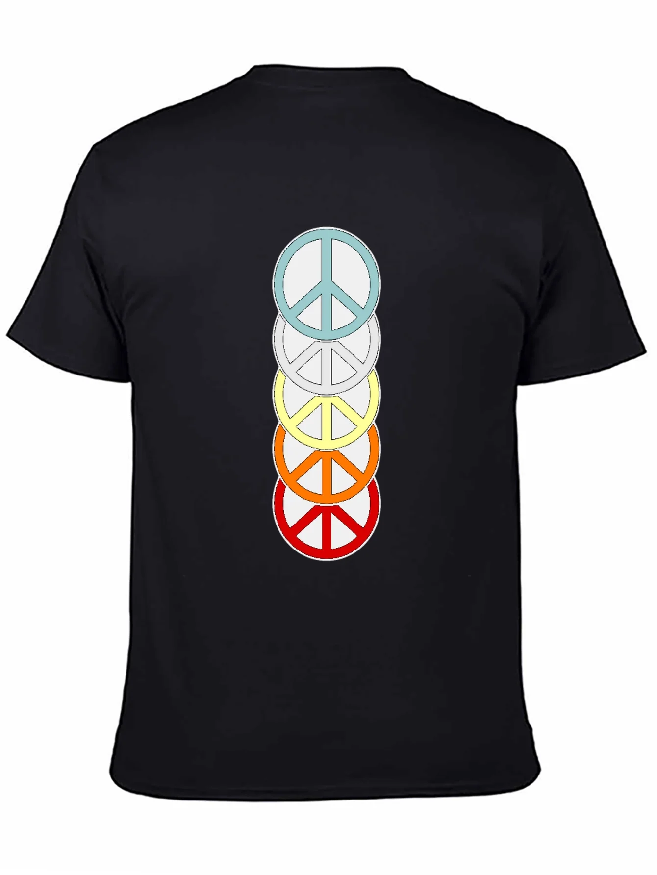 Rainbow Peace Sign T-Shirt - Stylish & Trendy