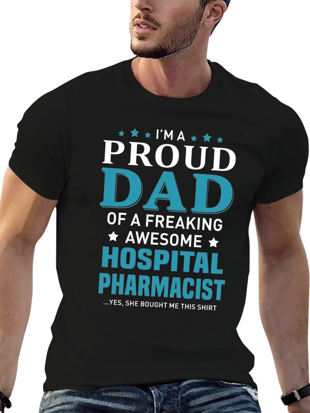 Proud Dad Hospital Pharmacist T-Shirt