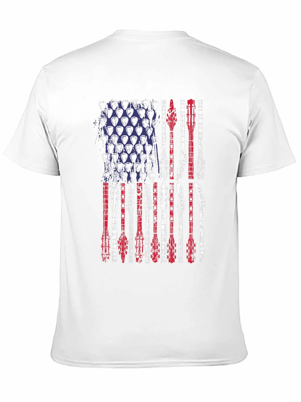 American Flag Guitar T-Shirt