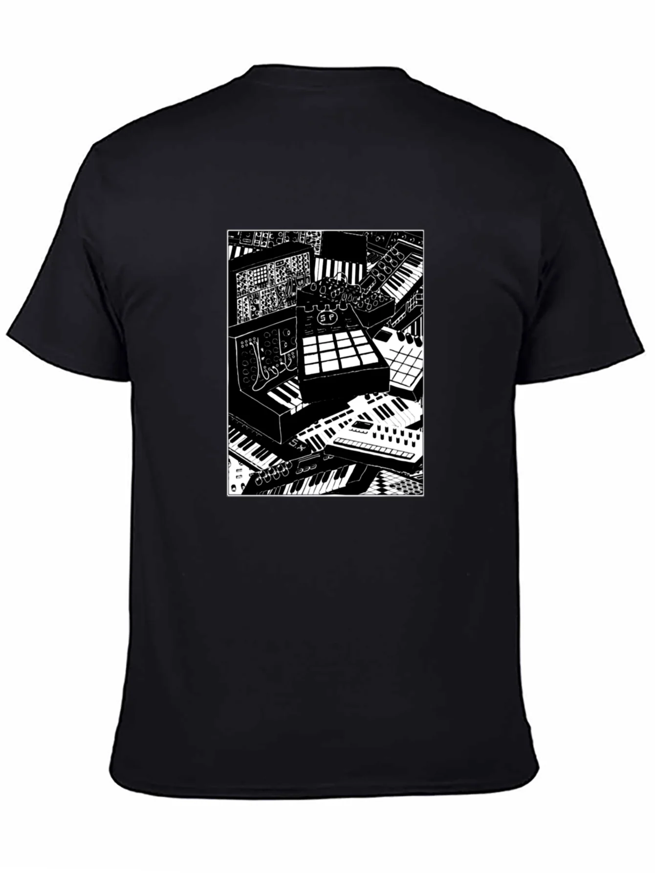 Synthesizer Print Graphic Tee