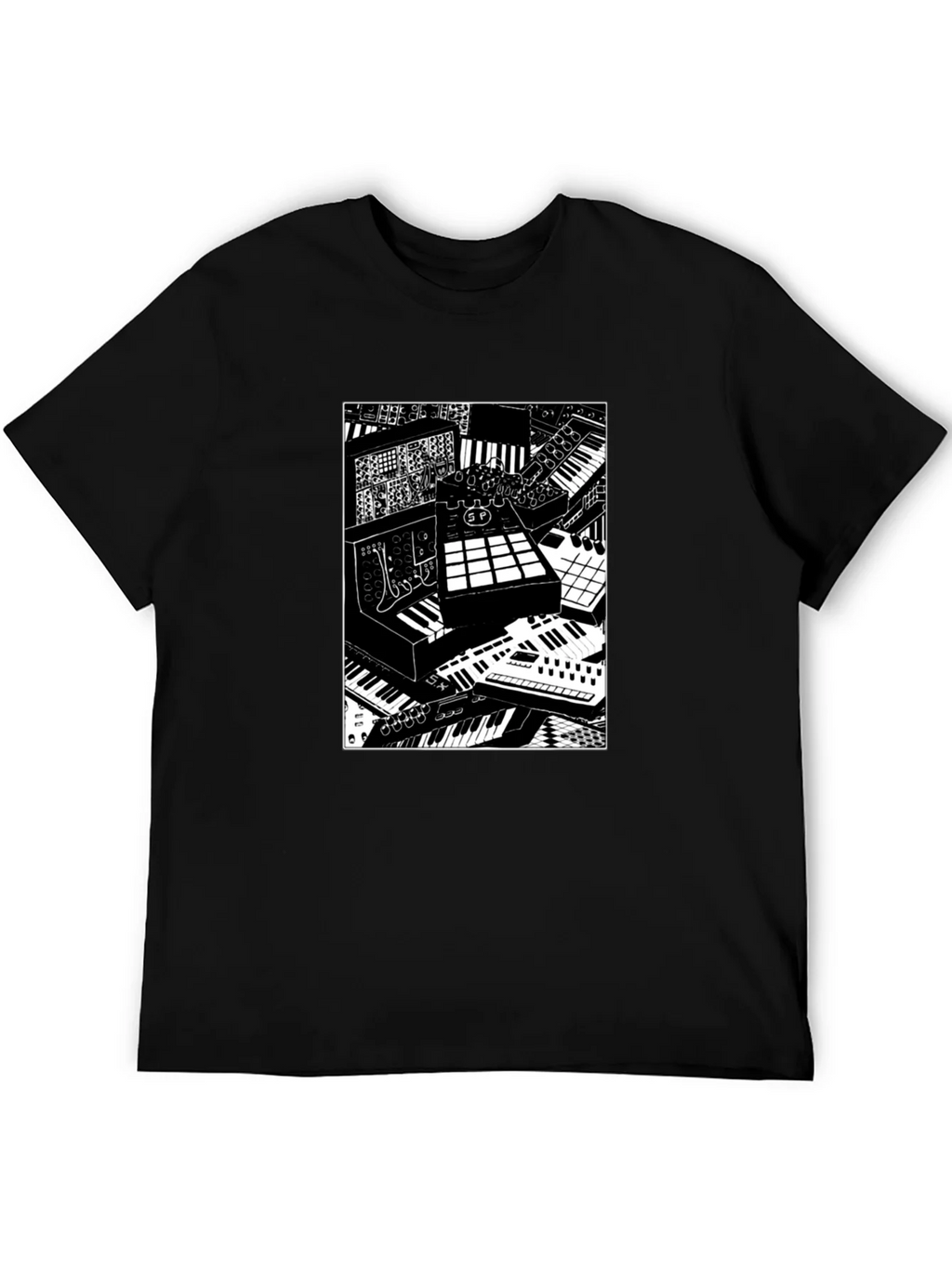 Synthesizer Print Graphic Tee